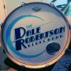 2 color cut vinyl on smooth white bass drum head.